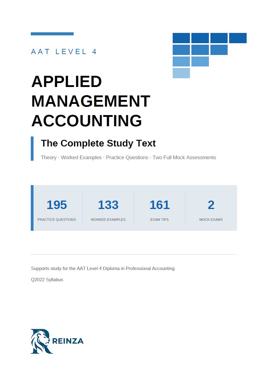 AAT Level 4 Applied Management Accounting